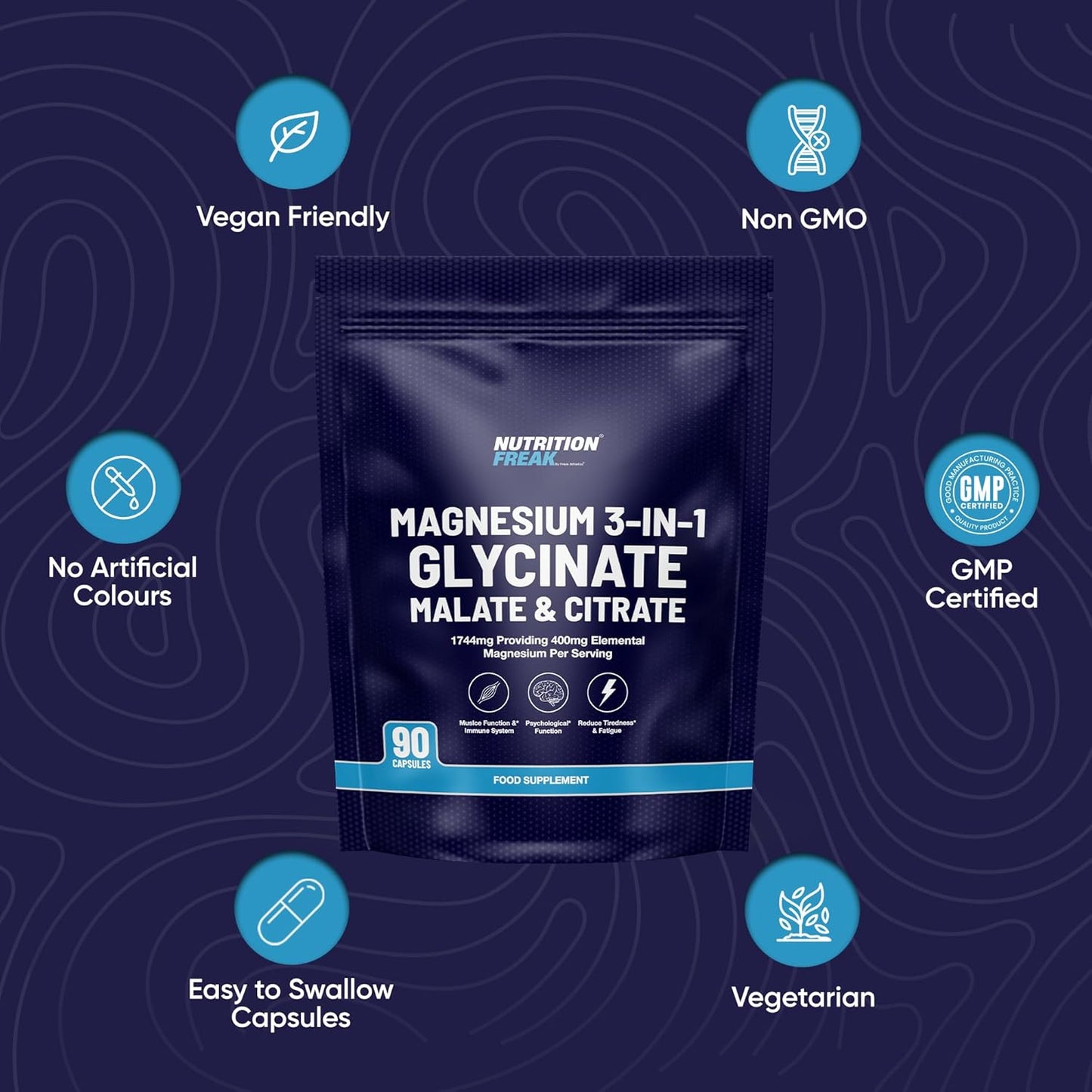 Magnesium Glycinate 3-in-1 Complex