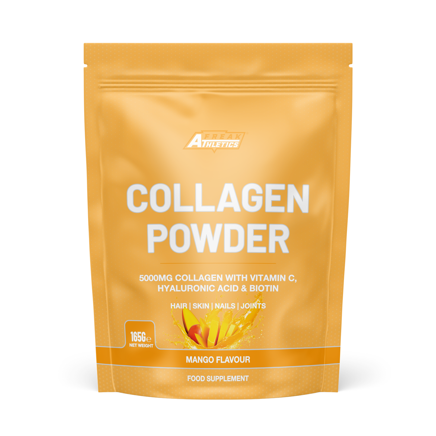 Collagen Powder - Collagen Peptides Powder with Hyaluronic Acid, Vitamin C & Biotin, 5000mg Hydrolysed Bovine Collagen per Serving, Unflavoured, 30 Servings |156g