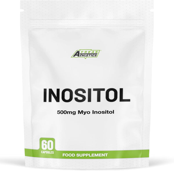 Freak Athletics Inositol 500mg - 60 Myo-Inositol Capsules, Supports Women with PCOS, Promotes Hormonal Balance & Normal Ovarian Function, Pure Inositol Formula, Easy-to-Swallow Capsules, No Additives
