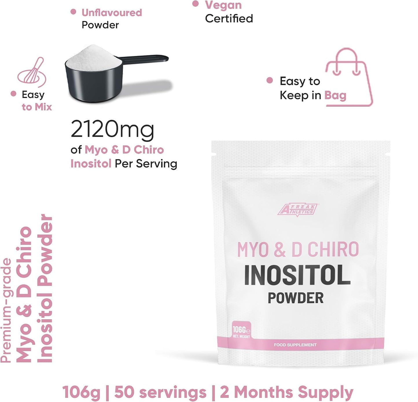 Myo & D Chiro Inositol Powder 106g