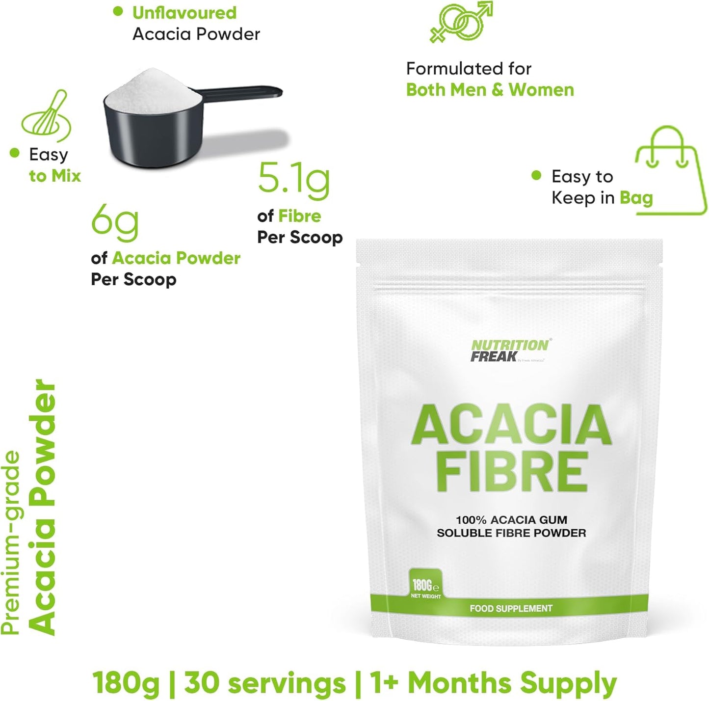 Acacia Fibre Powder