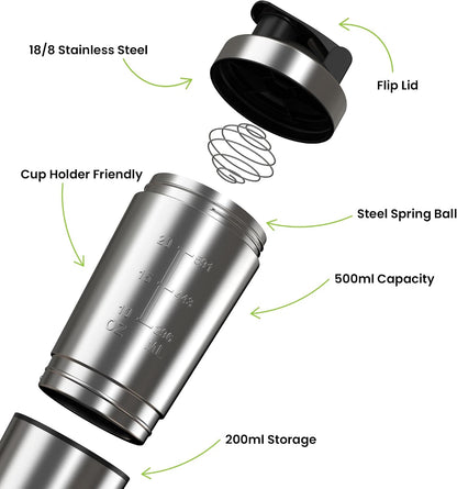Stainless Steel Protein Shaker