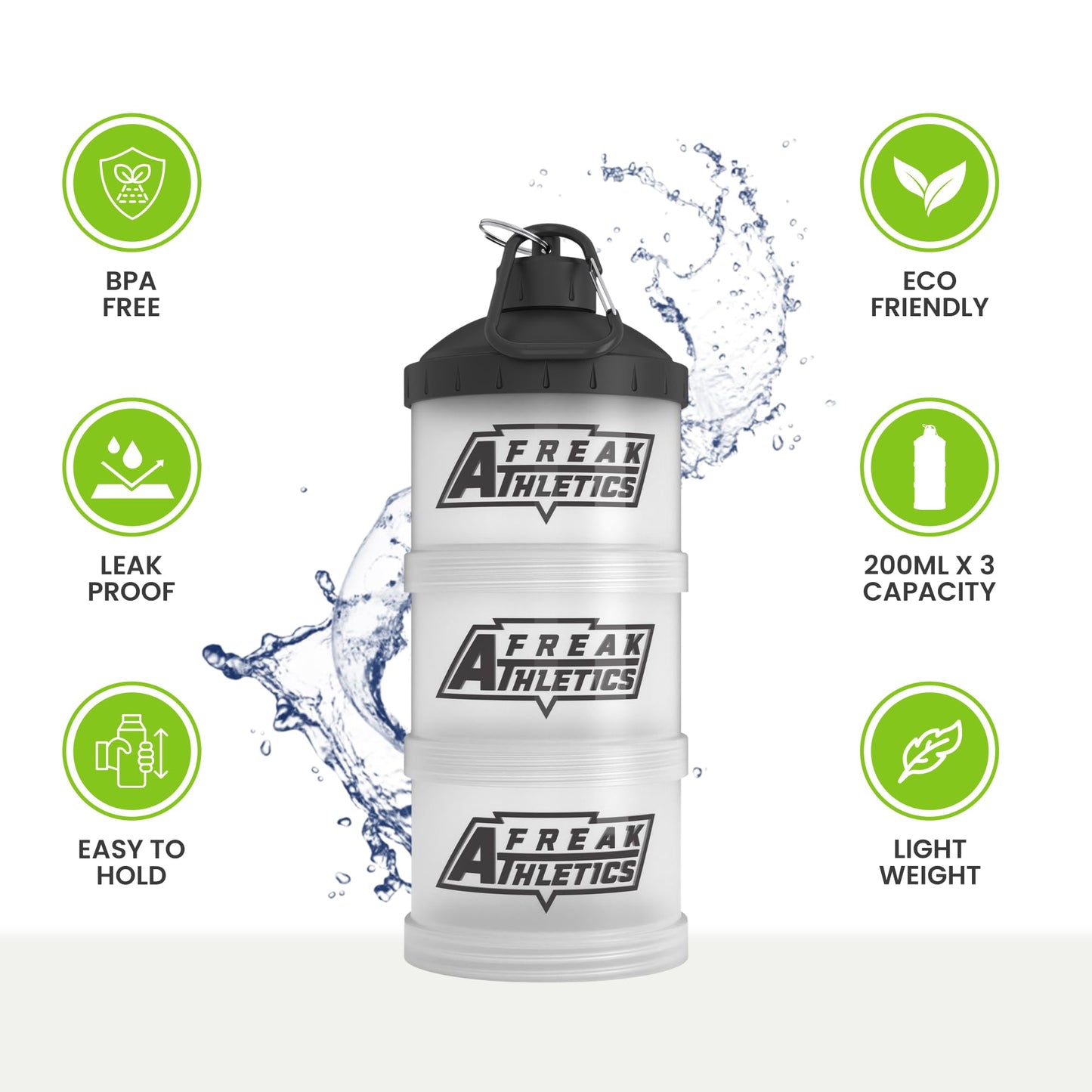 Protein Shaker Bottle | 700ml BPA Free Stainless Steel
