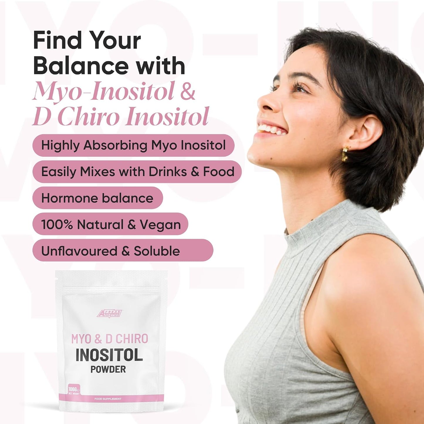 Myo & D Chiro Inositol Powder 106g