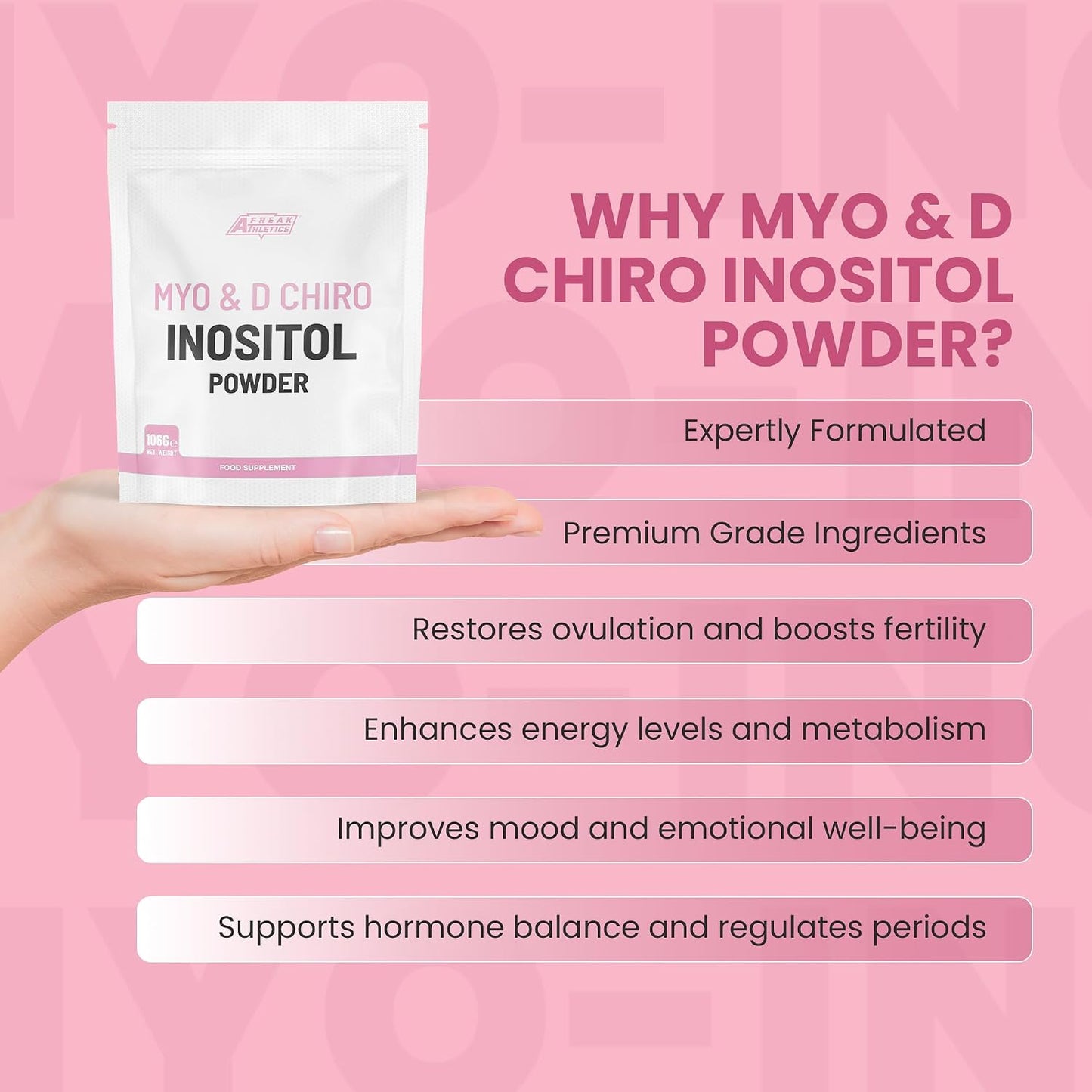 Myo & D Chiro Inositol Powder 106g