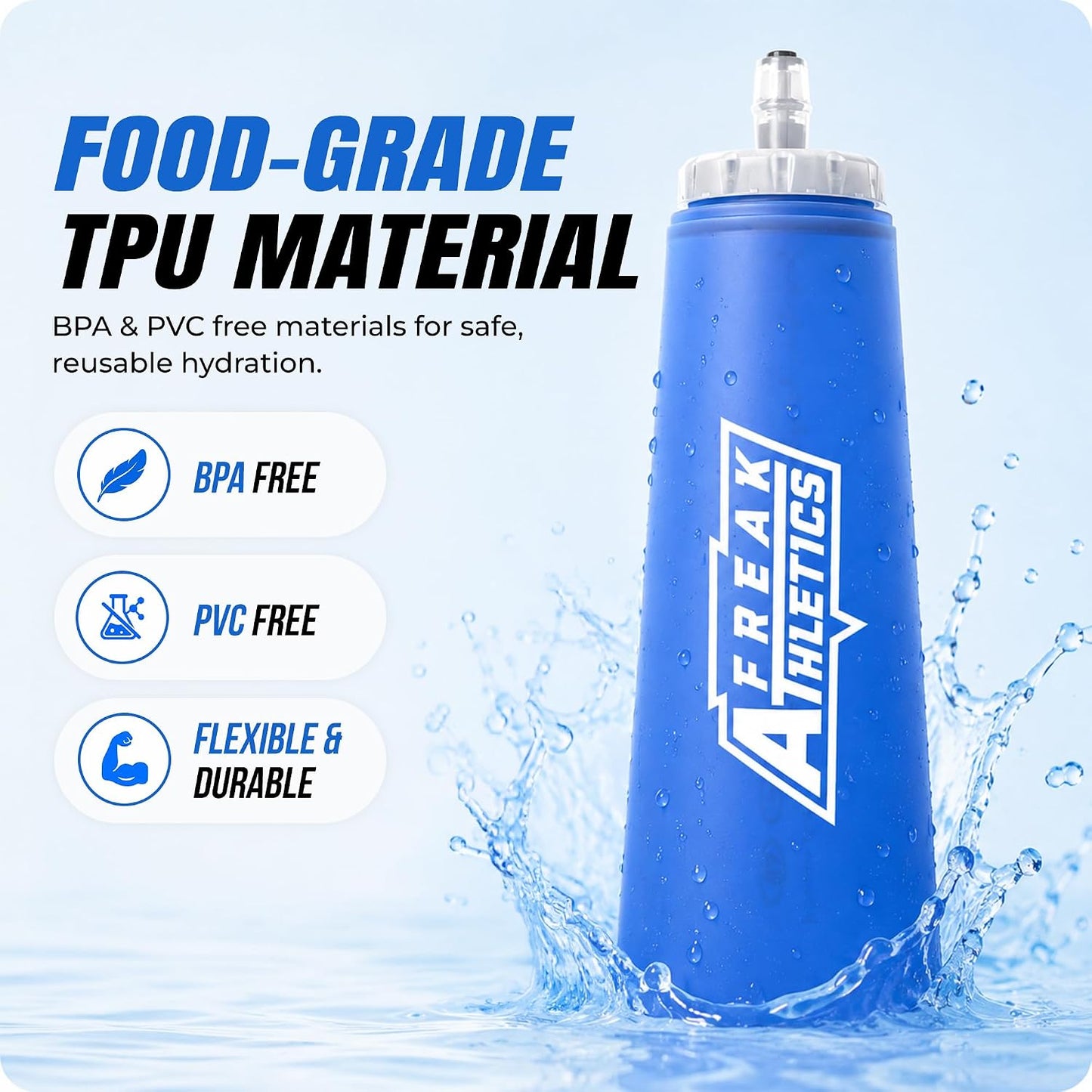 Soft Water Bottle (2 Pack)