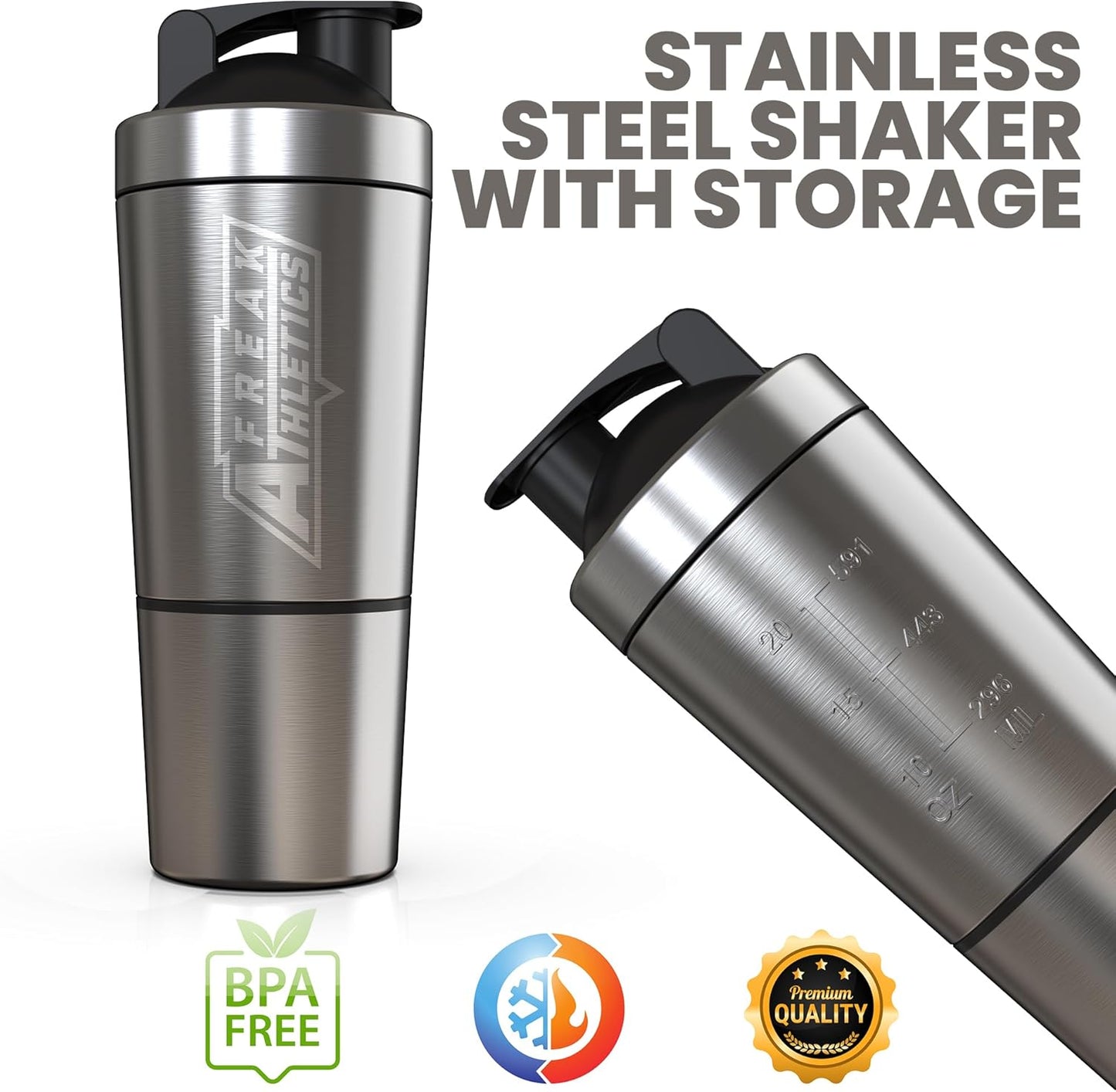 Stainless Steel Protein Shaker