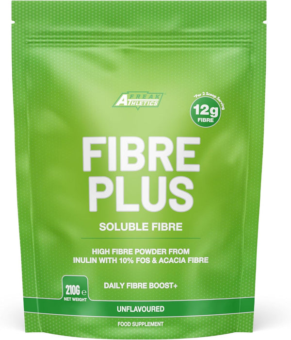 Soluble Fibre Powder Supplement 210g - Prebiotic Soluble Fibre Powder from Multiple Sources - 12g Fibre Per 2 Scoop Serving - Fibre Supplement for Men & Women UK Made