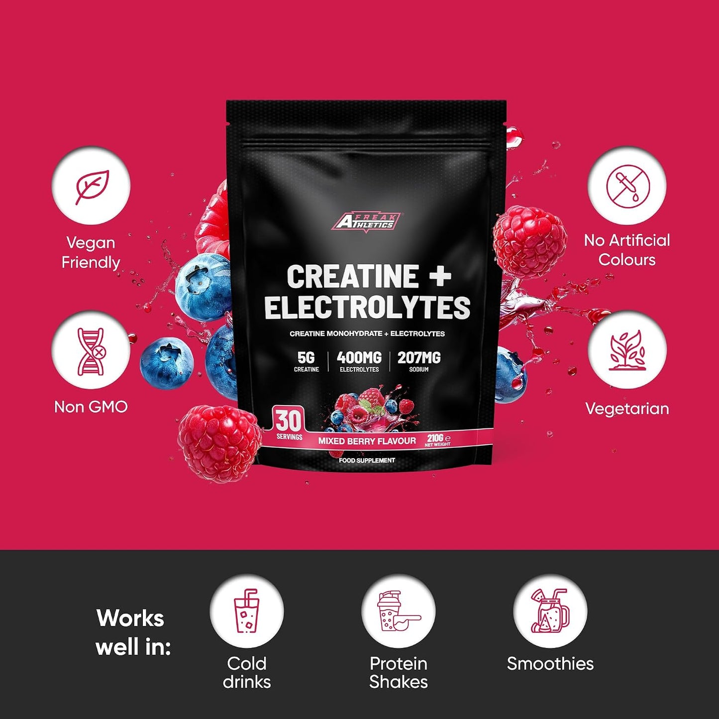 Creatine + Electrolytes Powder