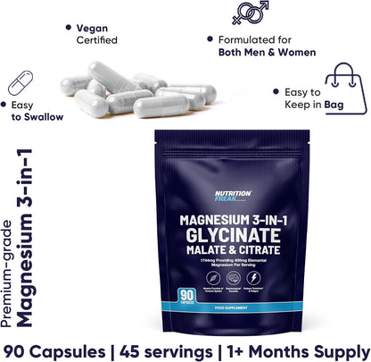 Magnesium Glycinate 3-in-1 Complex