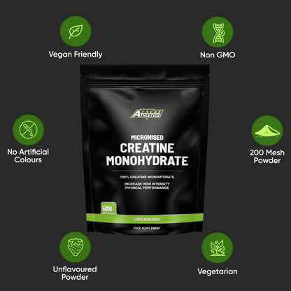Freak Athletics Creatine Monohydrate Powder - (30 Sachets), 5g Unflavoured Creatine Powder, 100% Pure Micronised Creatine for Strength, Power & Muscle Performance, Easy to Mix, Lab Tested
