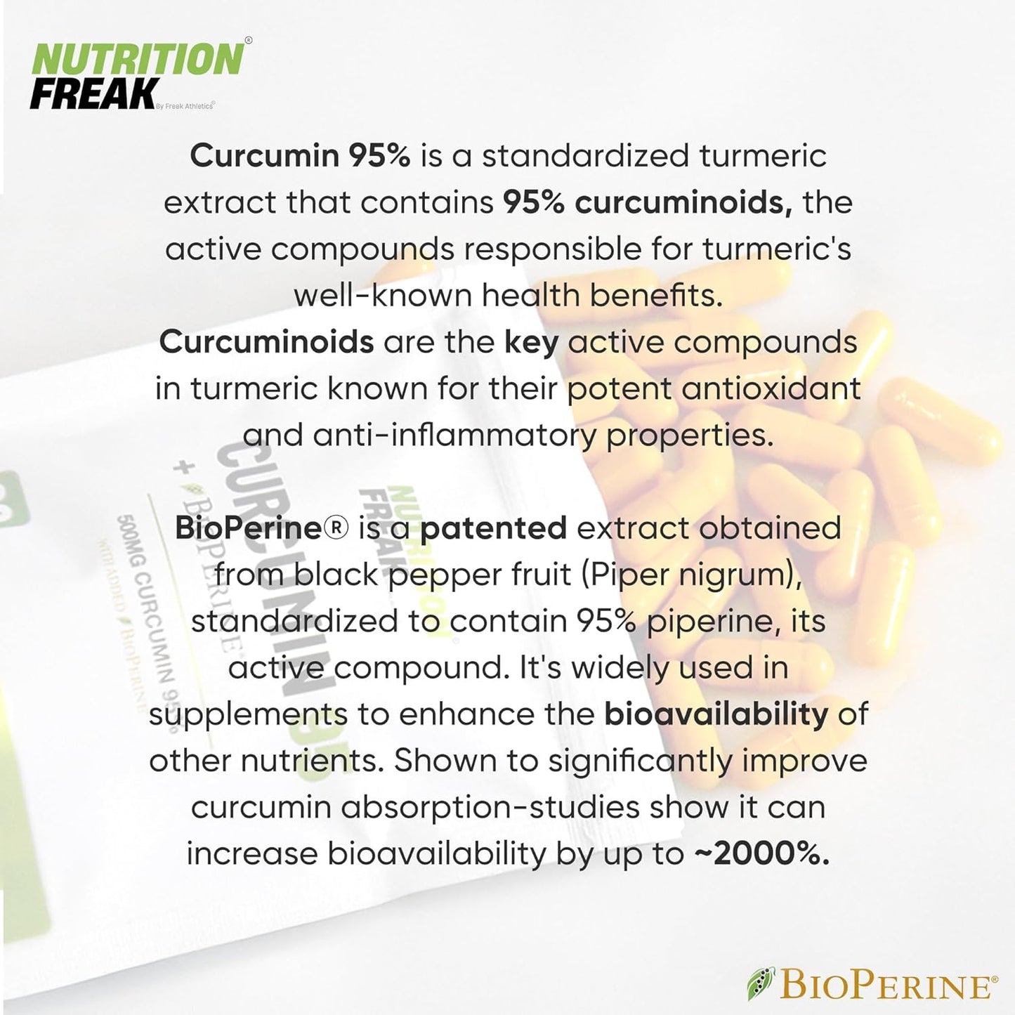 Curcumin 95 + Bioperine®