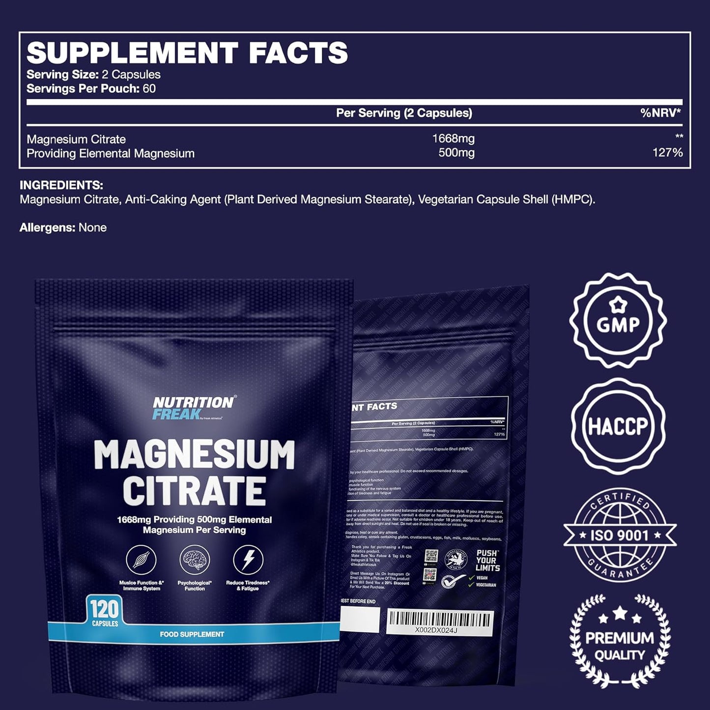 Magnesium Citrate 500 mg