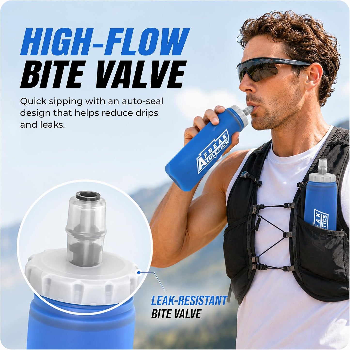 Soft Water Bottle (2 Pack)