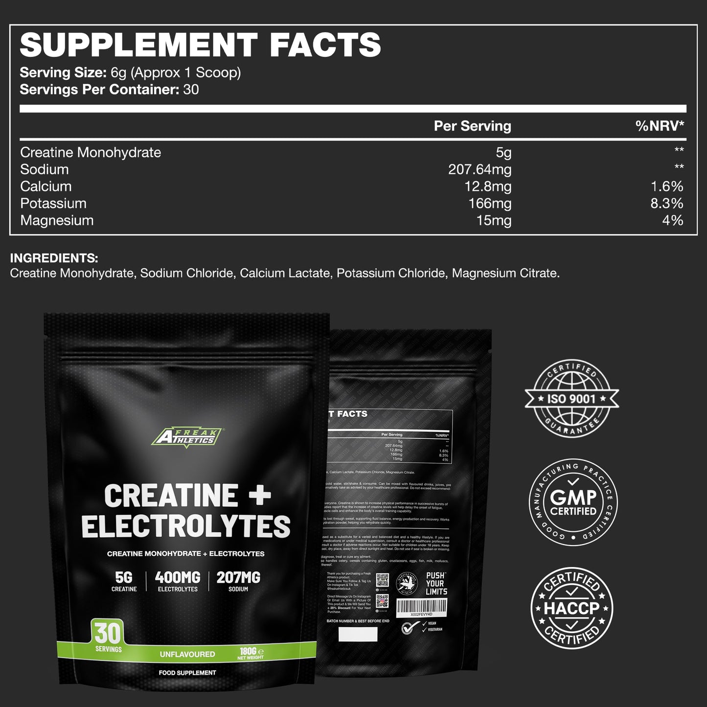 Creatine + Electrolytes Powder
