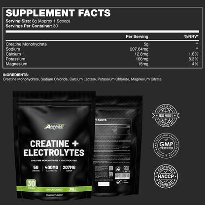 Creatine + Electrolytes Powder