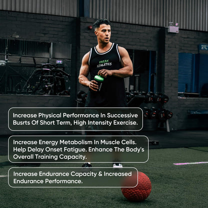 Freak Athletics Creatine Monohydrate Powder - (30 Sachets), 5g Unflavoured Creatine Powder, 100% Pure Micronised Creatine for Strength, Power & Muscle Performance, Easy to Mix, Lab Tested