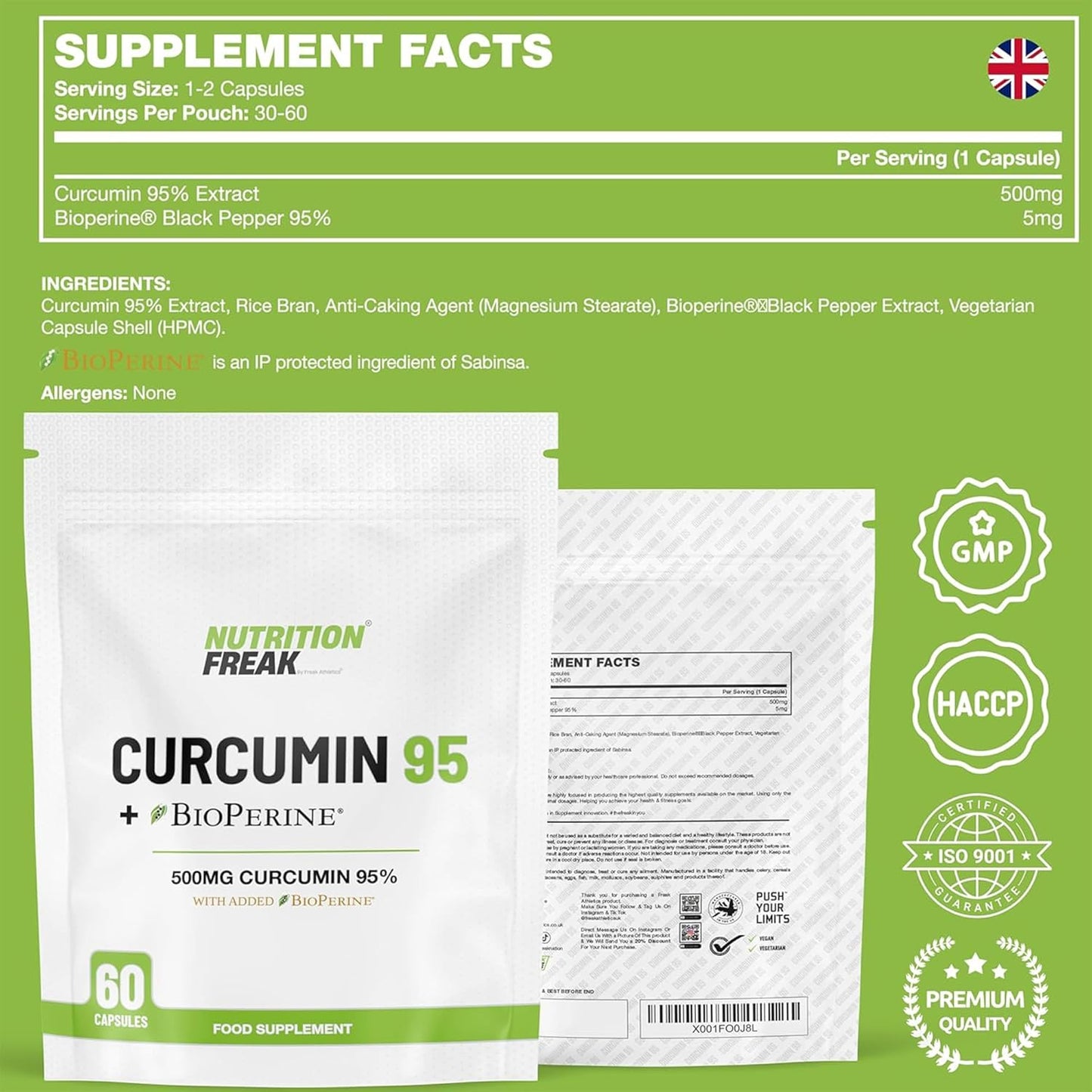 Curcumin 95 + Bioperine®