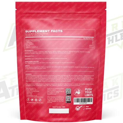 Essential Pre Workout Powder - Strawberry Lemonade