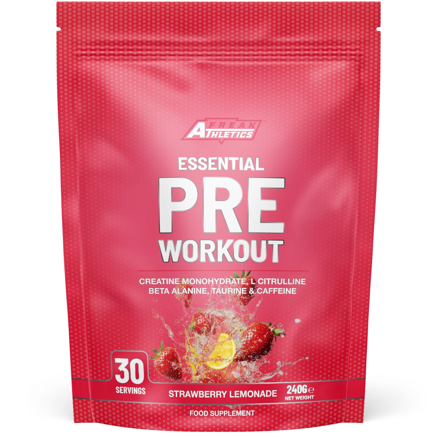 Essential Pre Workout Powder - Strawberry Lemonade